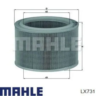 Купити LX731 Mahle Original Автомобільний фільтр повітря