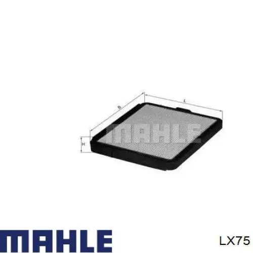 Фільтр повітряний LX75 Mahle Original