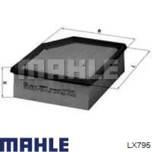 LX795 Mahle Original фільтр повітряний
