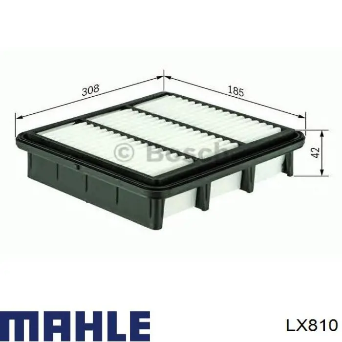 Купити LX810 Mahle Original Автомобільний фільтр повітря
