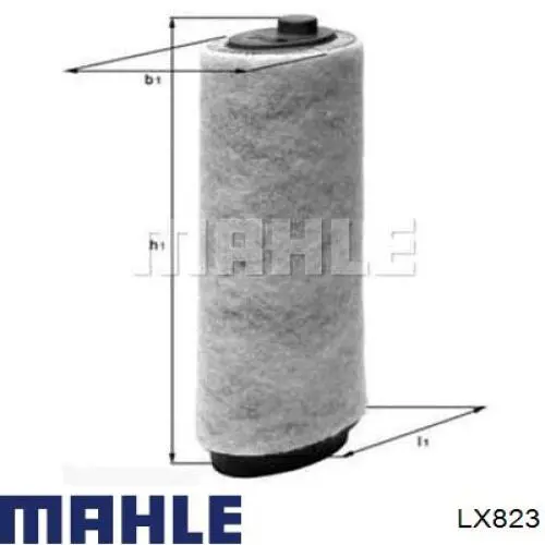 LX823 Mahle Original фільтр повітряний