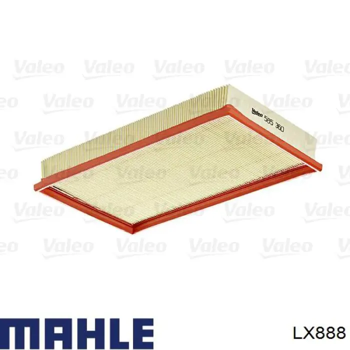 LX888 Mahle Original Повітряний фільтр двигуна