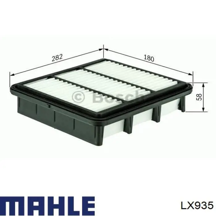 Фільтр повітряний Mahle Original LX935