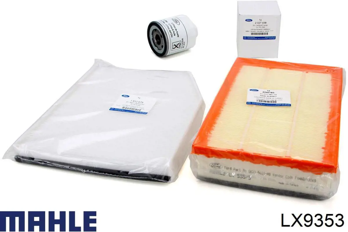 Елемент повітряного фільтра Mahle Original LX9353 ціна, від 14.08 USD