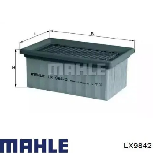 Фільтр повітряний LX9842 Mahle Original