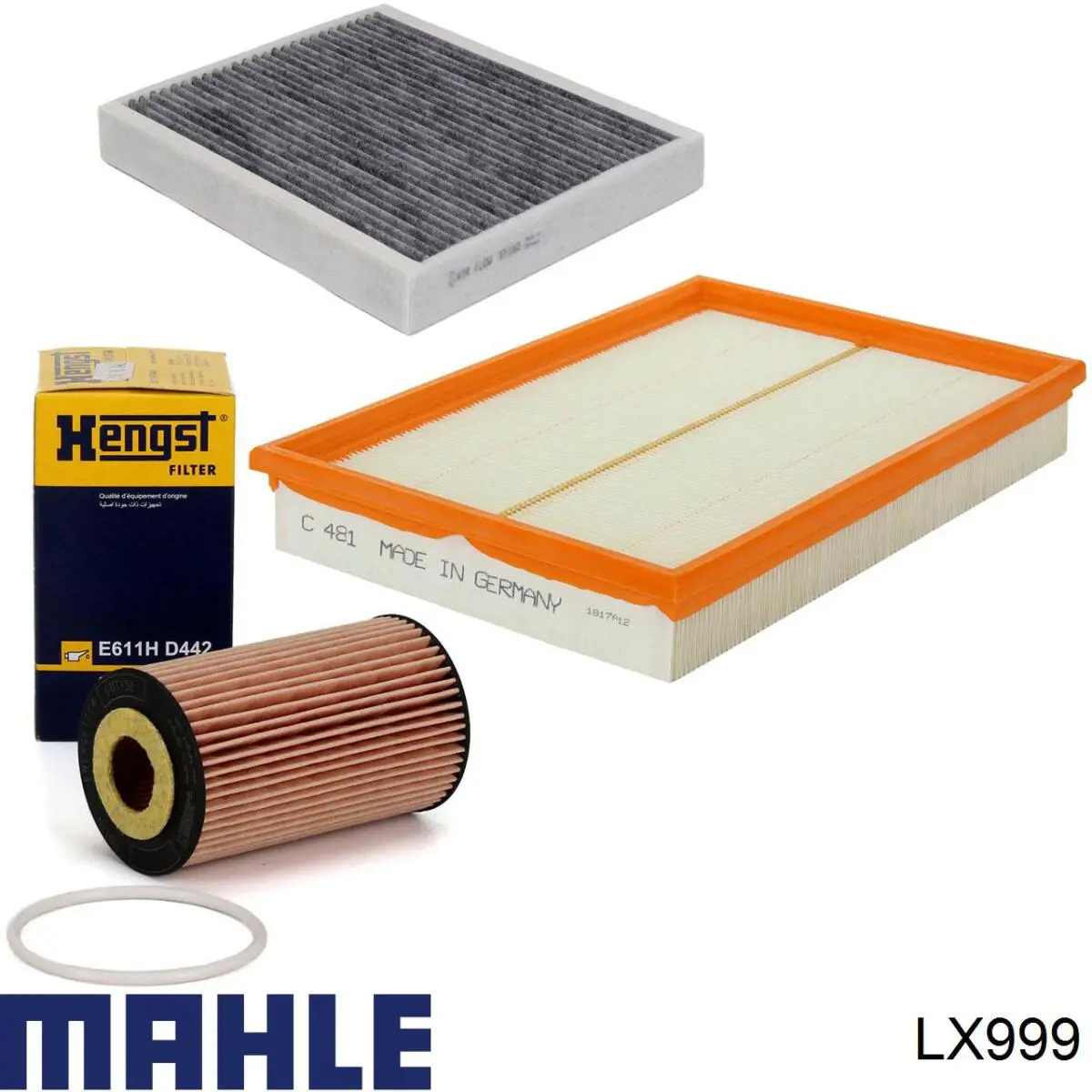 Купити LX999 Mahle Original Автомобільний фільтр повітря
