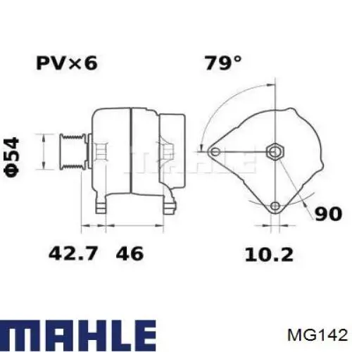 Генератор Mahle Original MG142 ціна, від 161.19 USD