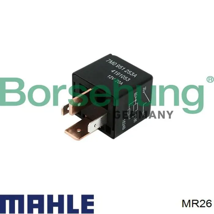 Реле вентилятора MR26 Mahle Original