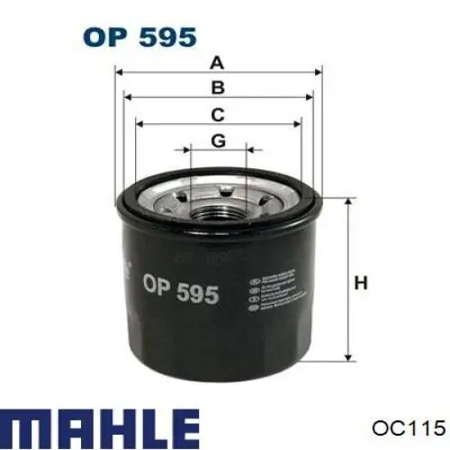 Фільтр масляний Mahle Original OC115