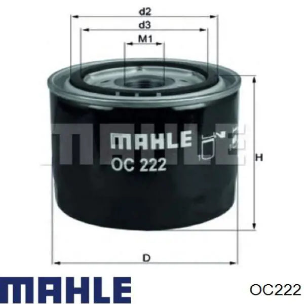 OC222 Mahle Original фільтр масляний
