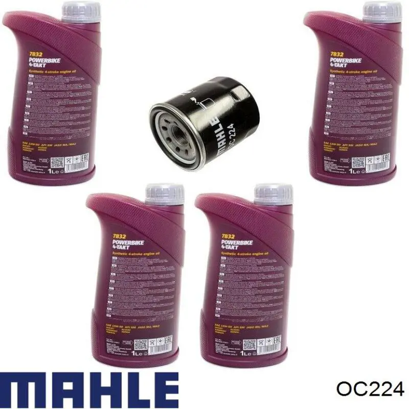 Фільтр масляний Mahle Original OC224