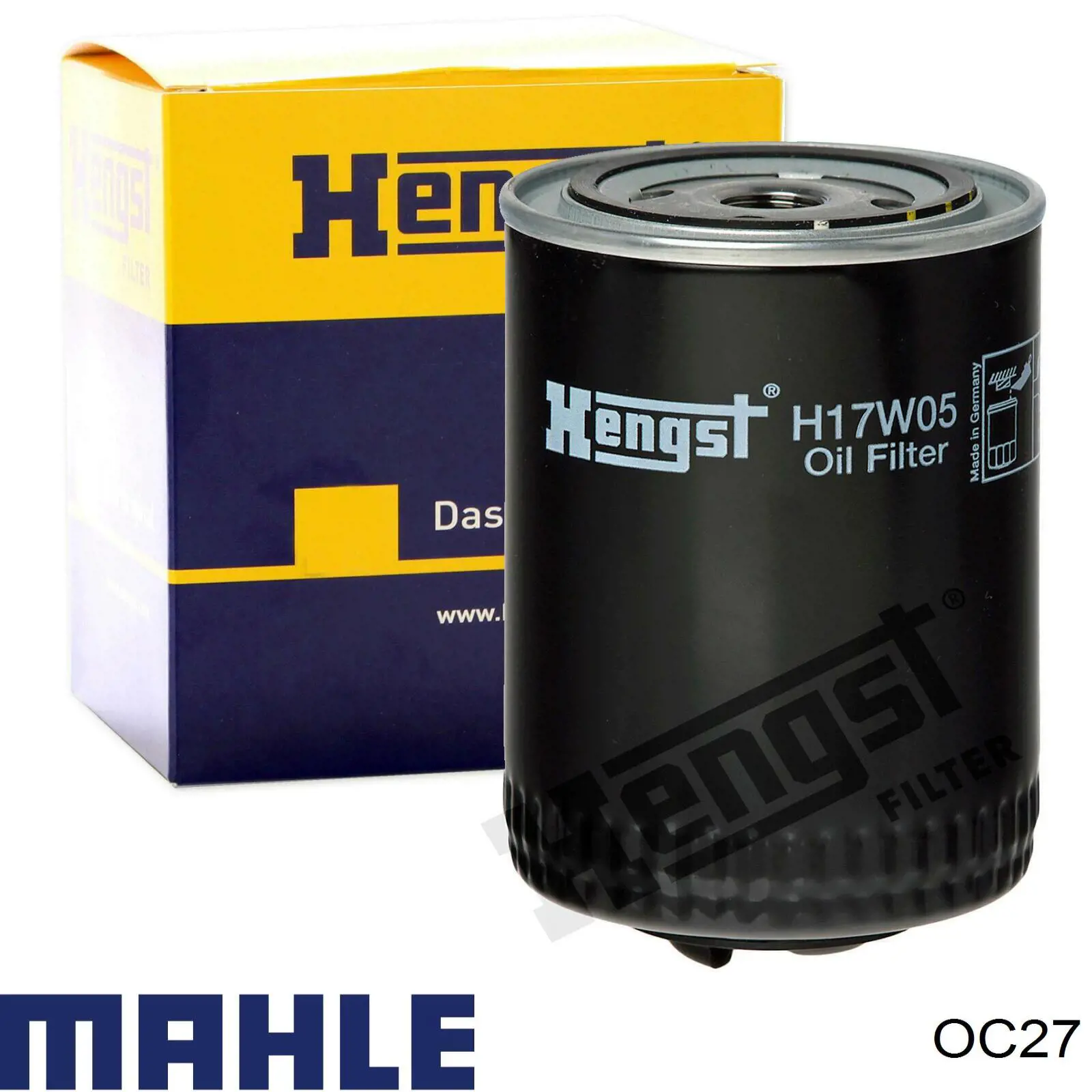 Фільтр масляний OC27 Mahle Original