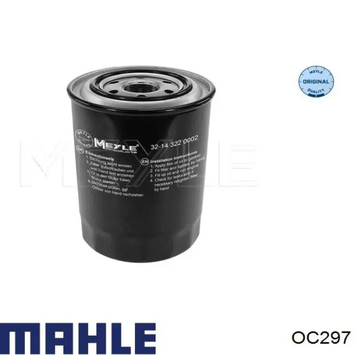 Масляний фільтр OC297 Mahle Original