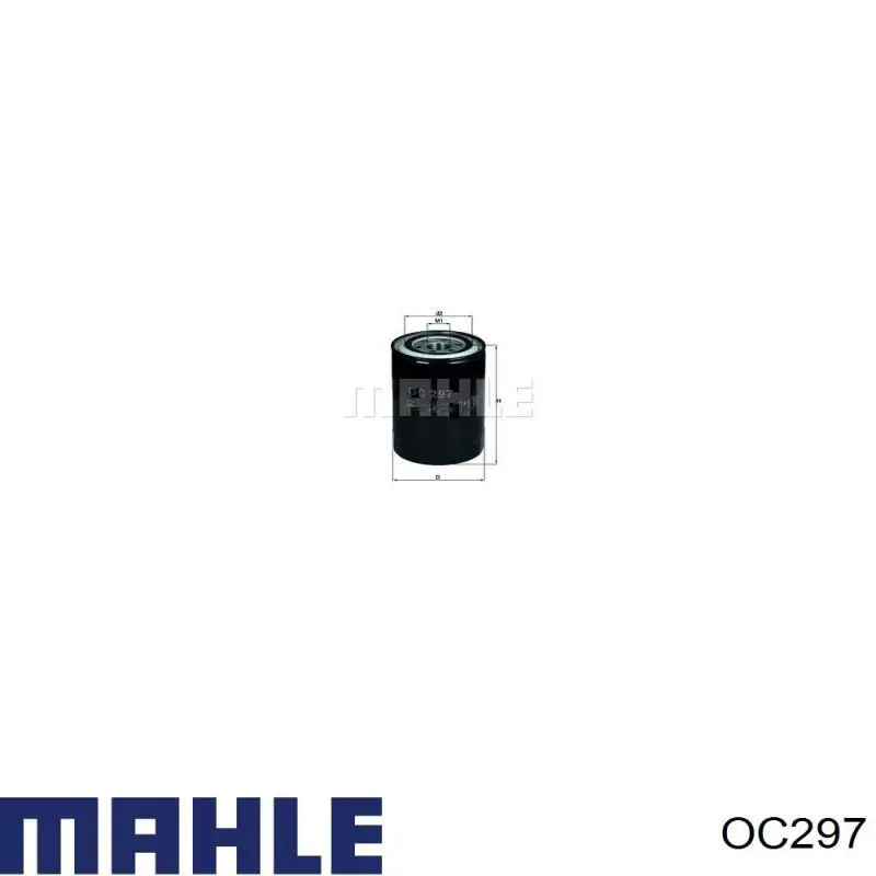 Фільтр масляний Mahle Original OC297