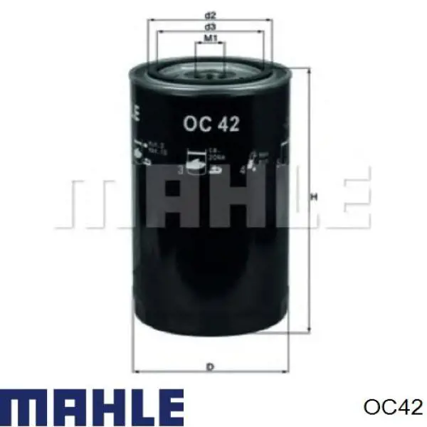 OC42 Mahle Original фільтр масляний