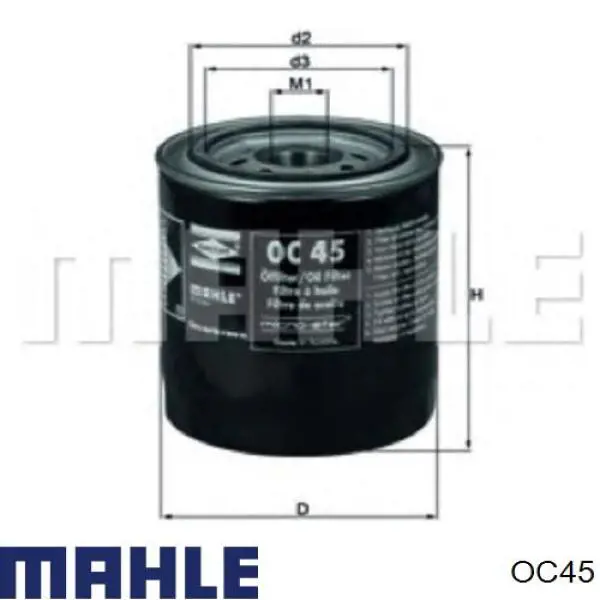 OC45 Mahle Original фільтр масляний