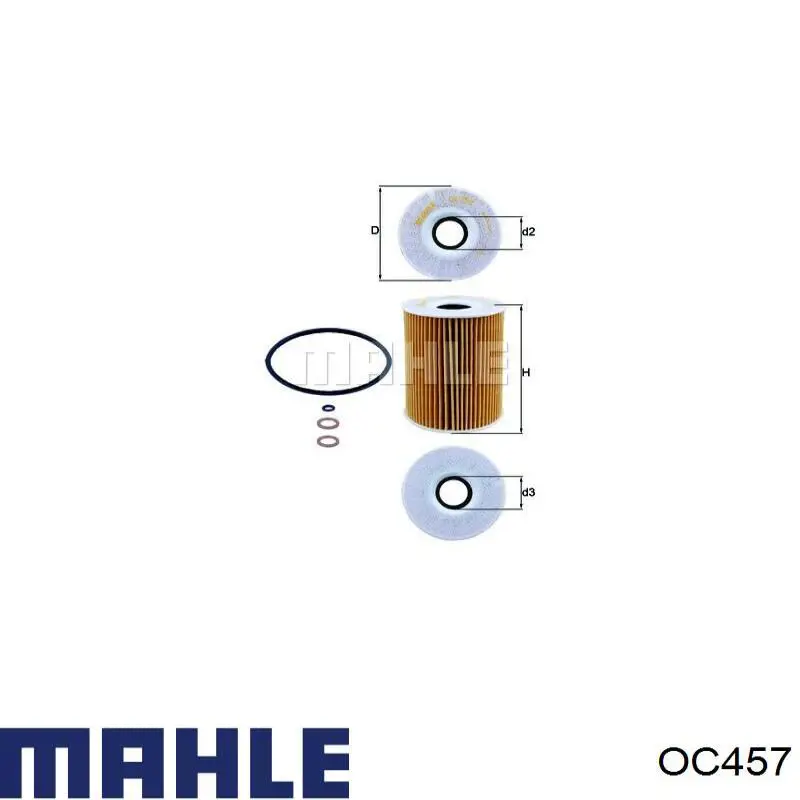 Масляний фільтр двигуна Mahle Original OC457 ціна, від 10.01 USD