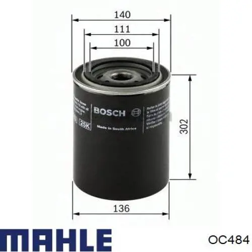 Фільтр гідравлічної системи OC484 Mahle Original