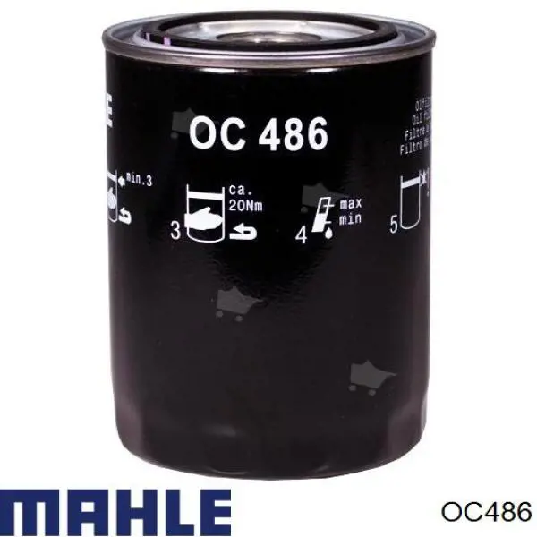 OC486 Mahle Original фільтр масляний