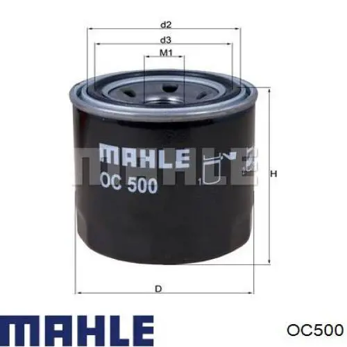 OC500 Mahle Original фільтр масляний
