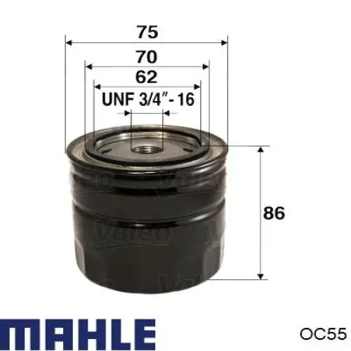 OC55 Mahle Original фільтр масляний