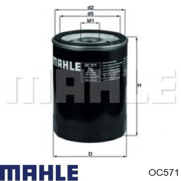 OC571 Mahle Original фільтр масляний