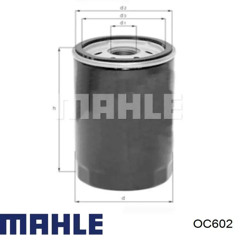 OC602 Mahle Original фільтр масляний