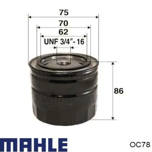 Купити OC78 Mahle Original Фільтр очищення масла відцентровий