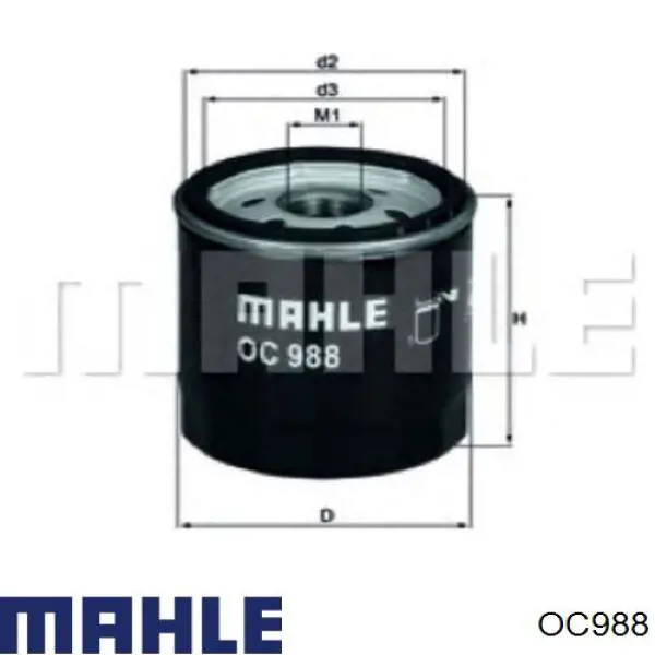OC988 Mahle Original фільтр масляний
