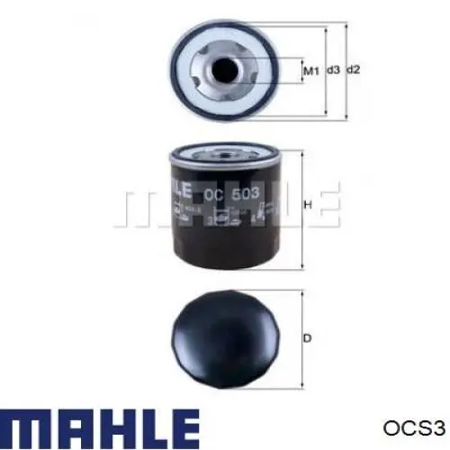 Купити OCS3 Mahle Original Знімач масляного фільтра