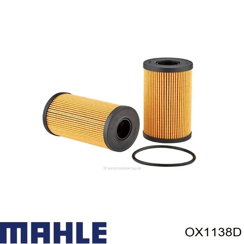 Фільтр масляний OX1138D Mahle Original