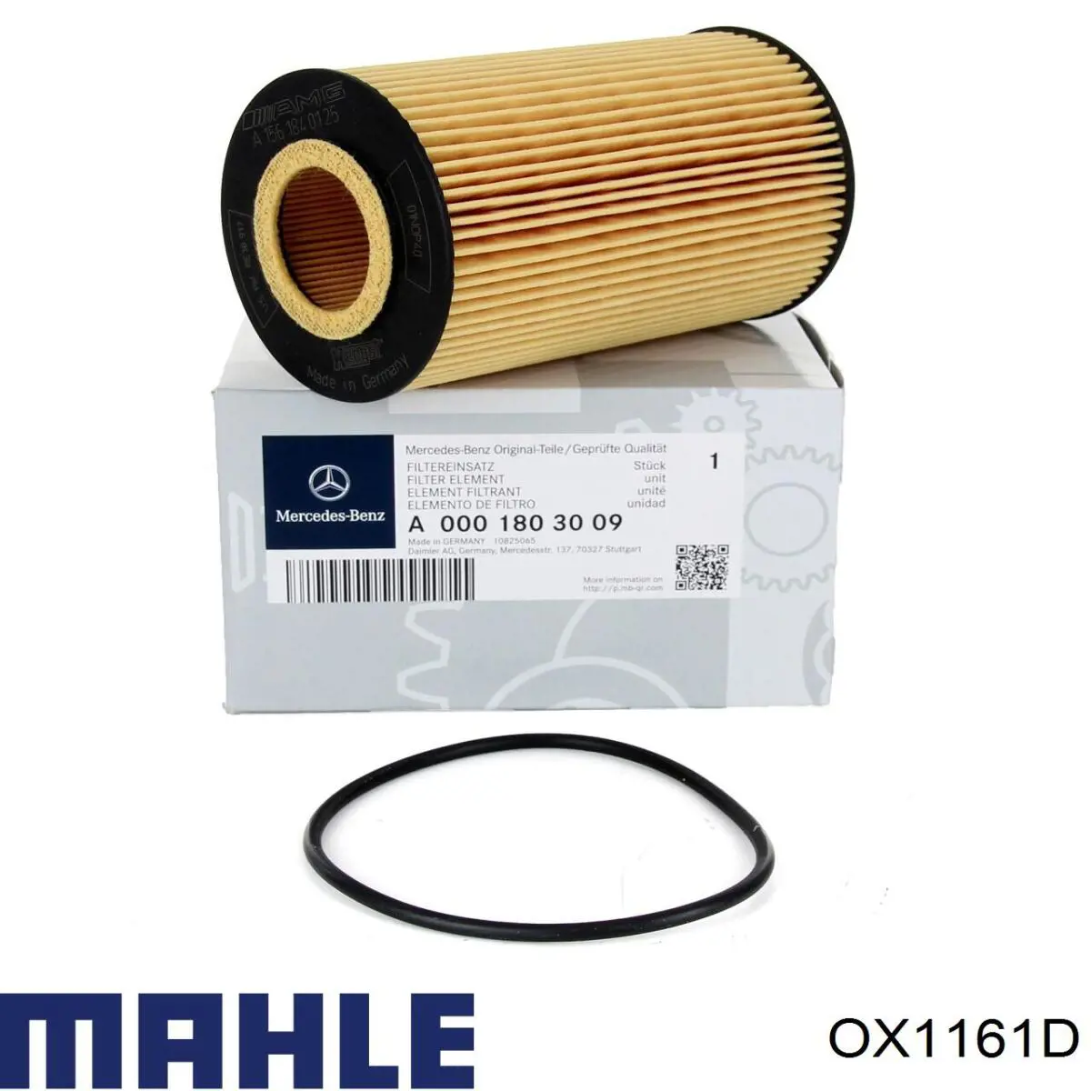 Масляний фільтр двигуна Mahle Original OX1161D ціна, від 14.78 USD