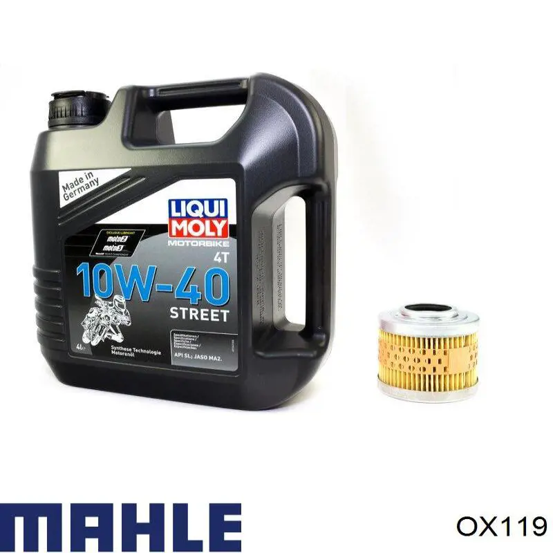 Масляний фільтр OX119 Mahle Original