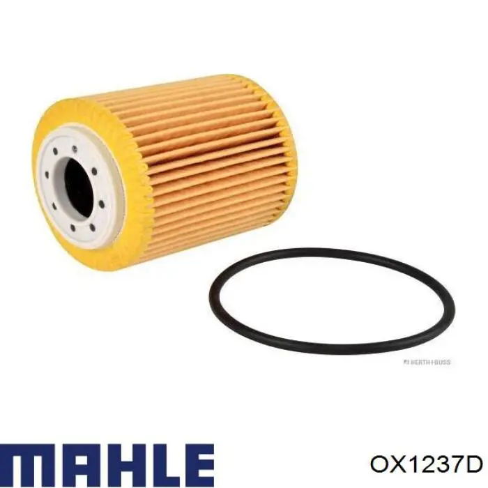 Масляний фільтр двигуна Mahle Original OX1237D ціна, від 7.75 USD