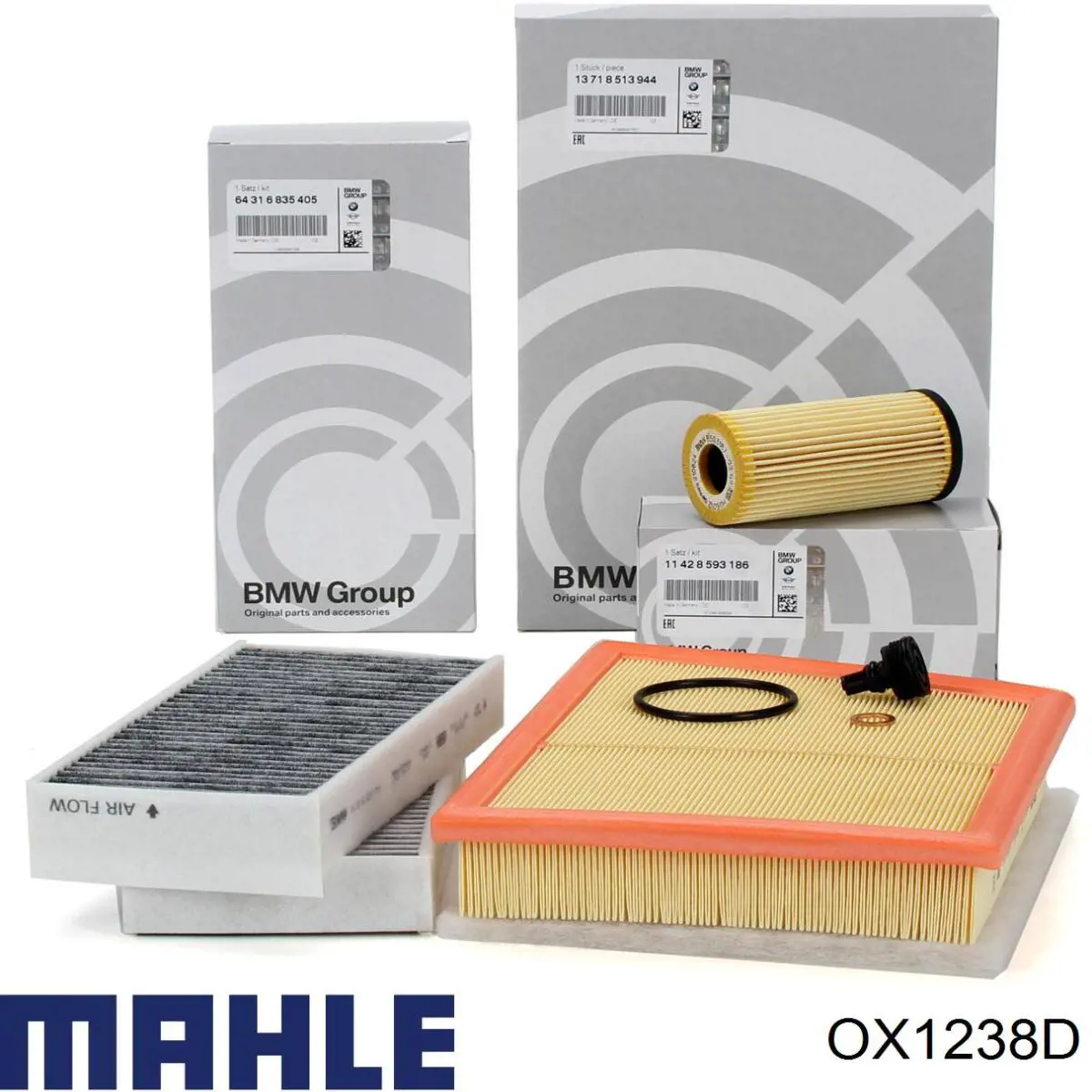 Купити OX1238D Mahle Original Фільтр очищення масла відцентровий