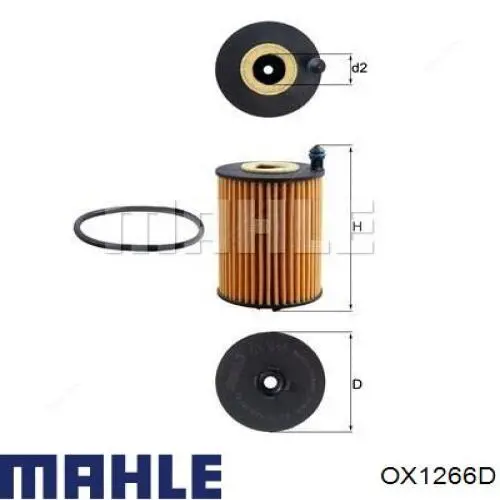 OX1266D Mahle Original Фільтр масла