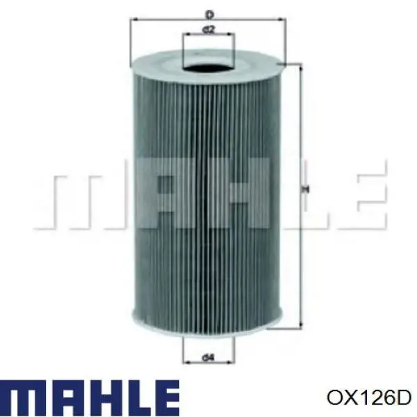 Купити OX126D Mahle Original Фільтр очищення масла відцентровий
