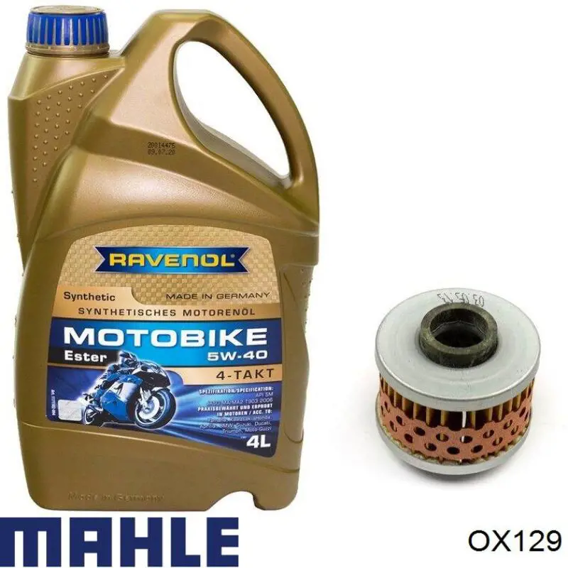 OX129 Mahle Original Фільтр масла