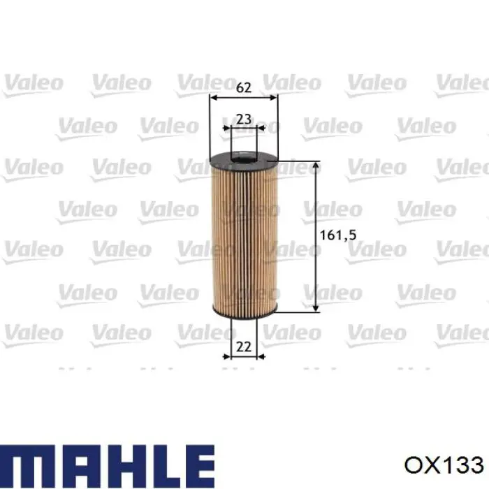 OX133 Mahle Original Фільтр масла