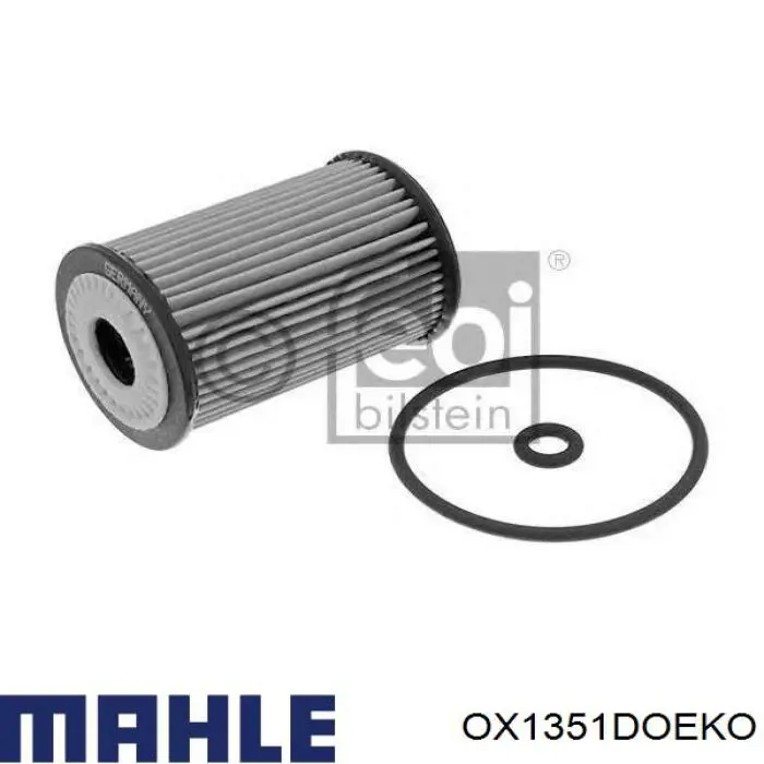 Масляний фільтр двигуна Mahle Original OX1351DOEKO ціна, від 7.26 USD