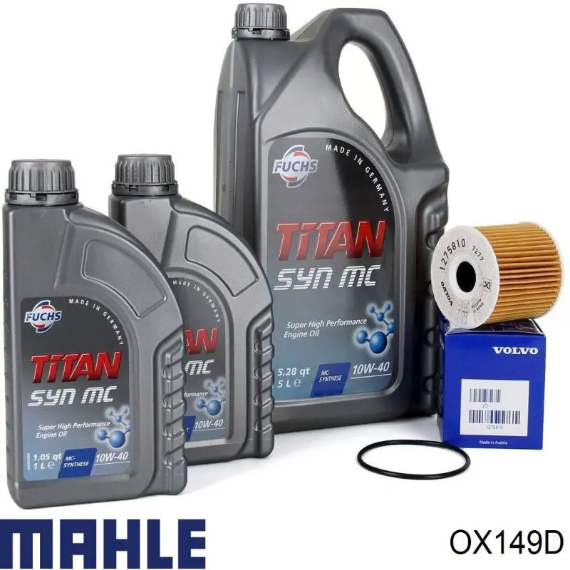 Масляний фільтр OX149D Mahle Original