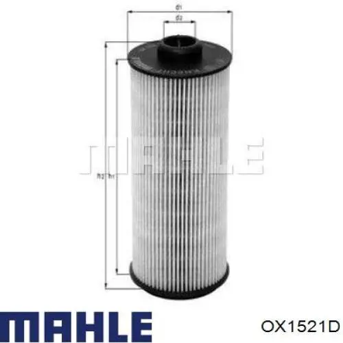 OX1521D Mahle Original фільтр масляний