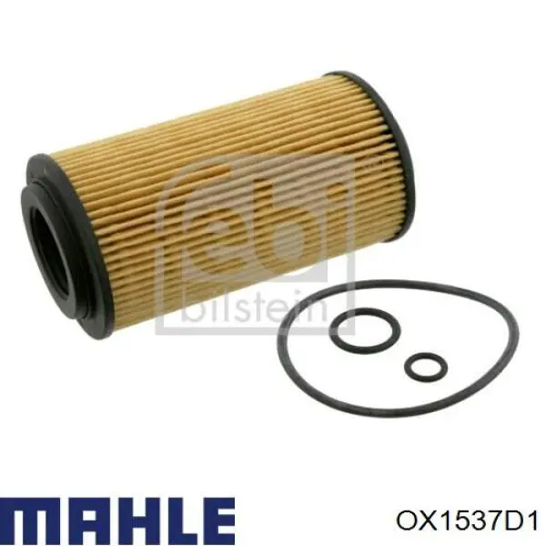 Масляний фільтр двигуна Mahle Original OX1537D1 ціна, від 9.09 USD