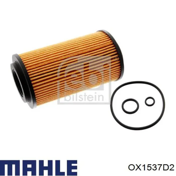 OX1537D2 Mahle Original фільтр масляний
