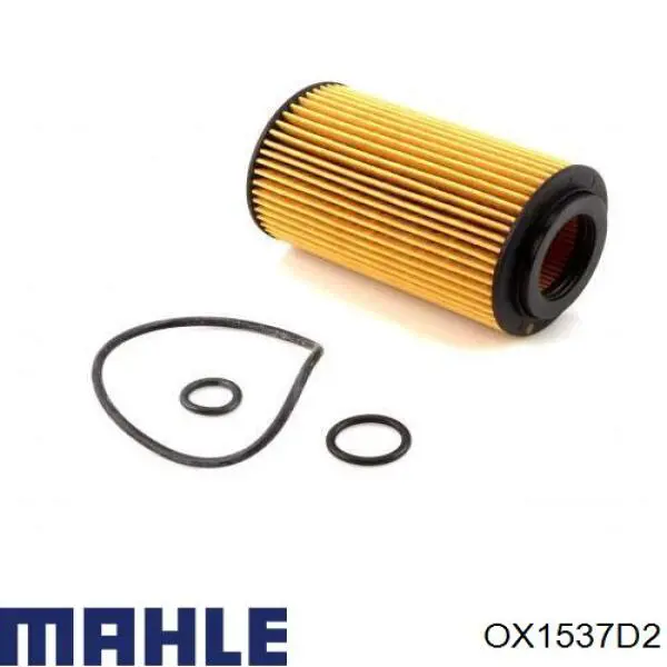 Масляний фільтр двигуна Mahle Original OX1537D2 ціна, від 8.59 USD