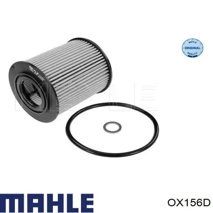 Масляний фільтр двигуна Mahle Original OX156D ціна, від 10.47 USD