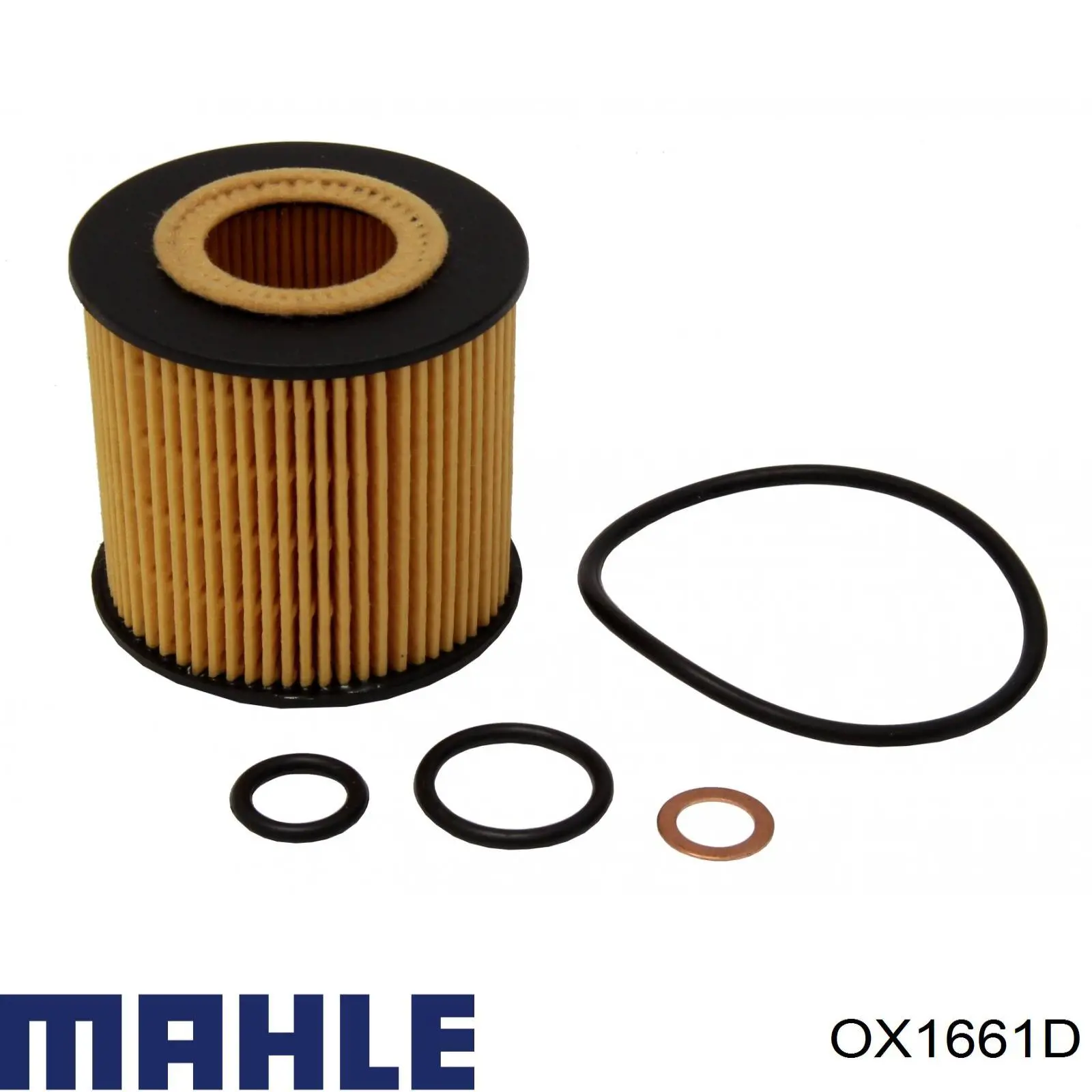 Масляний фільтр двигуна Mahle Original OX1661D ціна, від 7.36 USD
