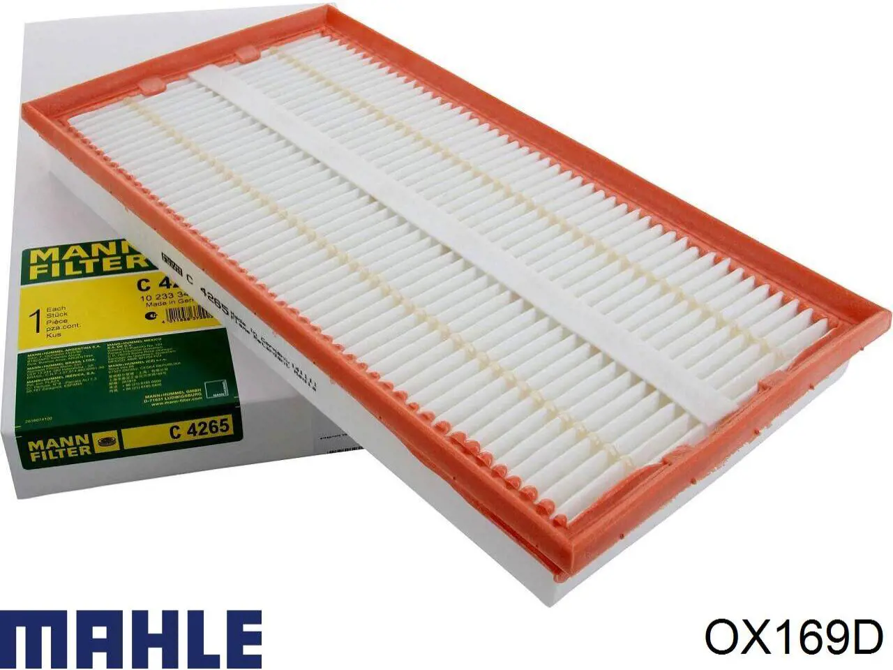 Масляний фільтр OX169D Mahle Original