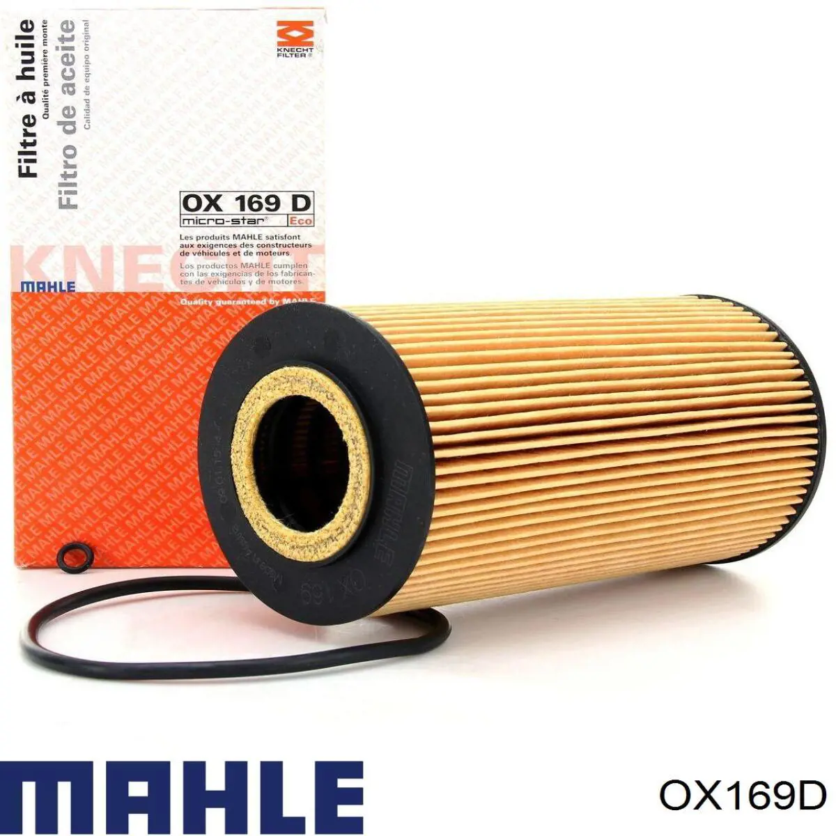Масляний фільтр двигуна Mahle Original OX169D ціна, від 12.28 USD
