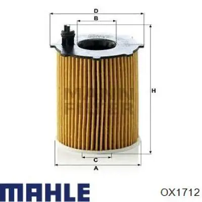 OX1712 Mahle Original Фільтр масла